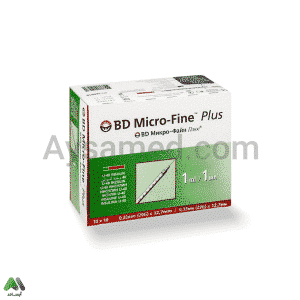 سرنگ انسولین ۱ میلی لیتر بی دی مدل Micro-Fine Plus