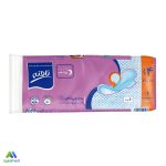 نوار بهداشتی تافته مدل کتانی ویژه شب بسته ۱۰ عددی